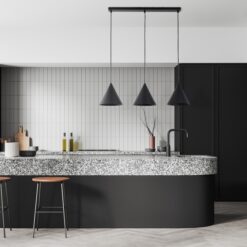 CONO BLACK LAMPA WISZĄCA 3 L LISTWA