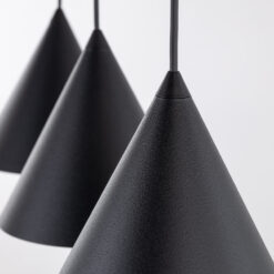 CONO BLACK LAMPA WISZĄCA 3 S LISTWA