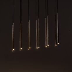 PIANO BLACK GOLD LAMPA WISZACA 12