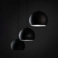 ZOE BLACK LAMPA WISZACA 3 S