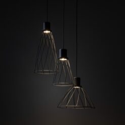 MODESTO BLACK LAMPA WISZACA 3 KOŁO