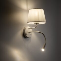 MAJA WHITE KINKIET + USB