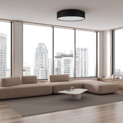 RONDO BLACK LAMPA SUFITOWA 4