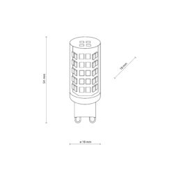 ŻARÓWKA G9 LED 4000 K