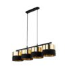 HILTON BLACK/GOLD LAMPA WISZĄCA 1