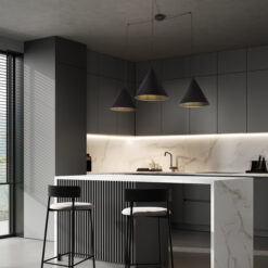 CONO BLACK LAMPA WISZĄCA 3