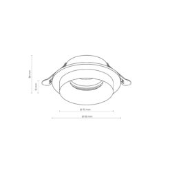 JET WHITE EYE 1* GU10
